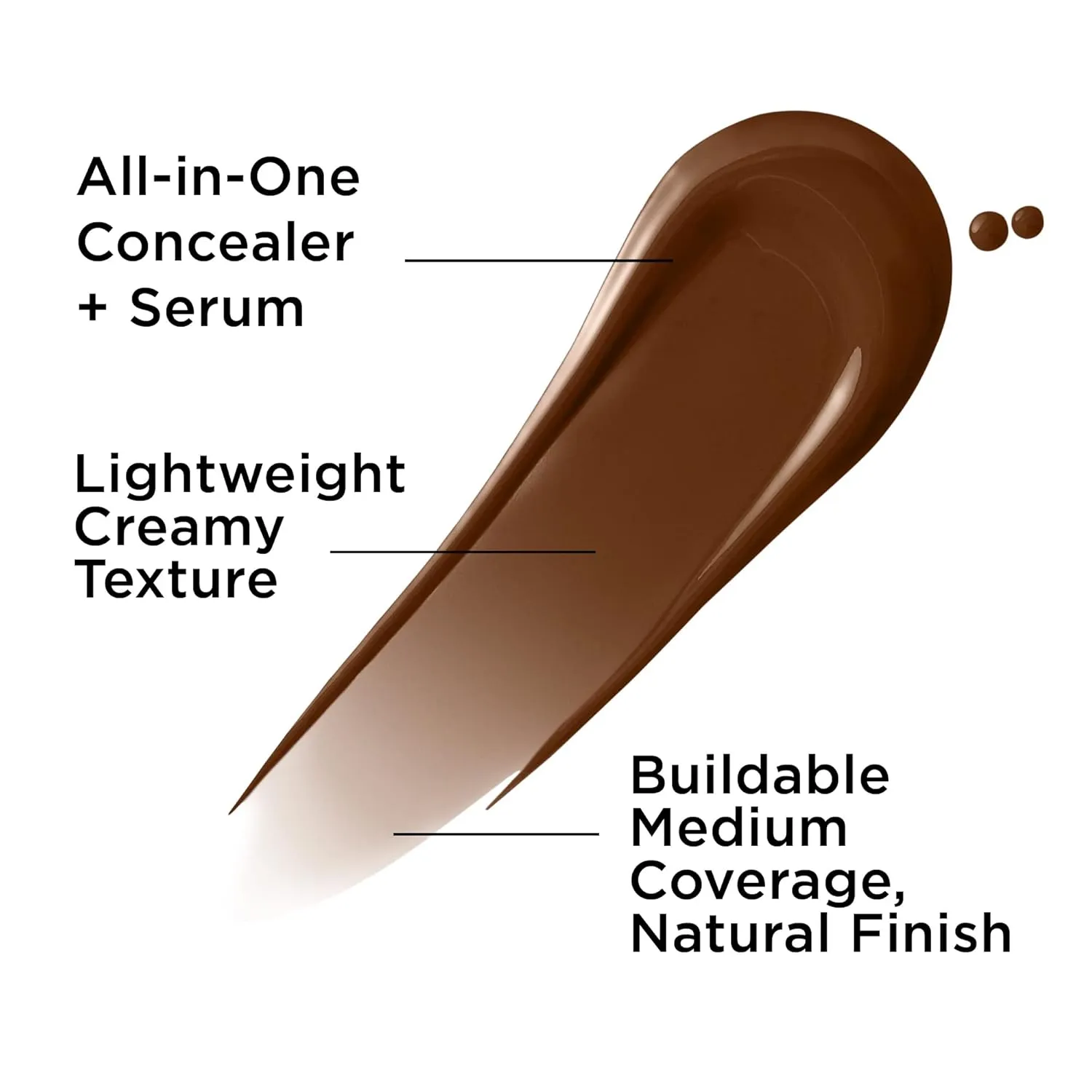 IT Cosmetics Bye Bye Dark Spots Concealer   Brightening Serum – 2% Niacinamide, Hyaluronic Acid & Caffeine - Medium Coverage, Natural Finish, All Skin Types - 0.22 fl oz