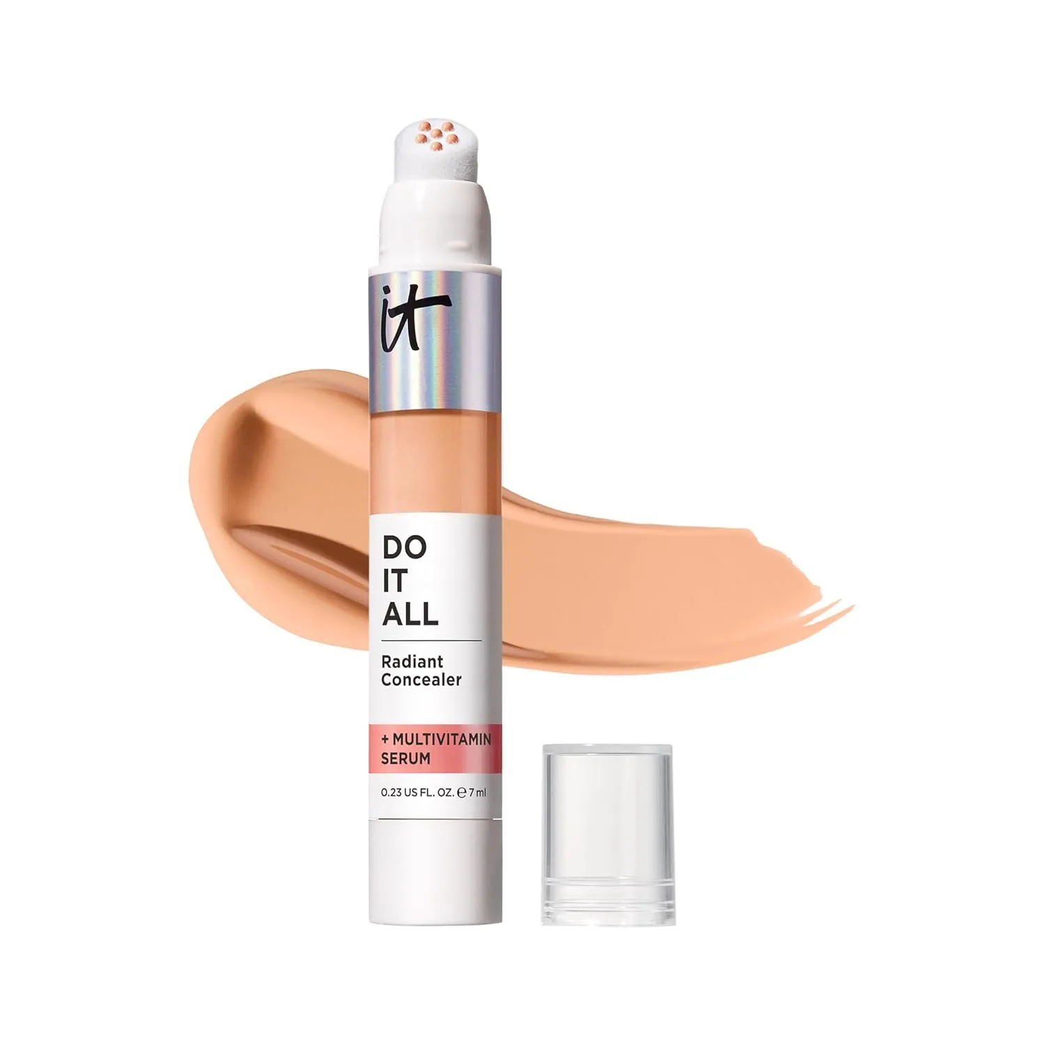 IT Cosmetics Do It All Radiant Concealer ­­– Makeup Concealer – Hydrate & Brighten – Creaseless Medium Coverage & Radiant Finish ­­– Niacinamide & Hyaluronic Acid - 0.2 Fl Oz