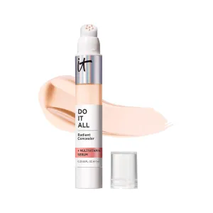 IT Cosmetics Do It All Radiant Concealer ­­– Makeup Concealer – Hydrate & Brighten – Creaseless Medium Coverage & Radiant Finish ­­– Niacinamide & Hyaluronic Acid - 0.2 Fl Oz