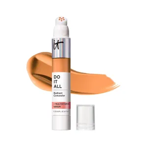 IT Cosmetics Do It All Radiant Concealer ­­– Makeup Concealer – Hydrate & Brighten – Creaseless Medium Coverage & Radiant Finish ­­– Niacinamide & Hyaluronic Acid - 0.2 Fl Oz