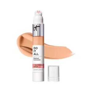 IT Cosmetics Do It All Radiant Concealer ­­– Makeup Concealer – Hydrate & Brighten – Creaseless Medium Coverage & Radiant Finish ­­– Niacinamide & Hyaluronic Acid - 0.2 Fl Oz