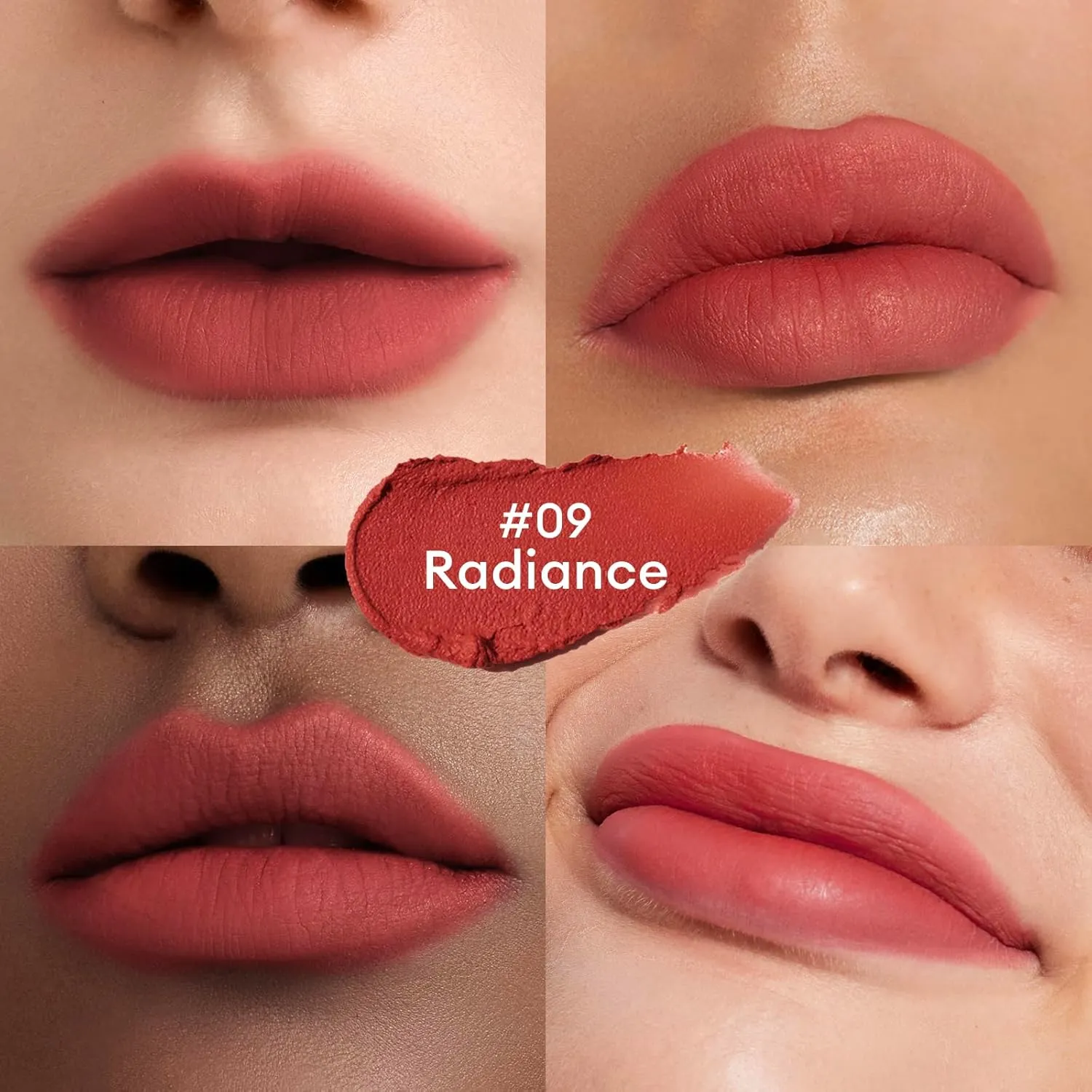 ITY Velvet Matte Finish Lip Stain-Mousse Textured Lip Clay, Red Shade, Conceals Lip Lines, Rich Pigment Lip Tint Lipsticks,4g (0.14 oz) in Radiance.