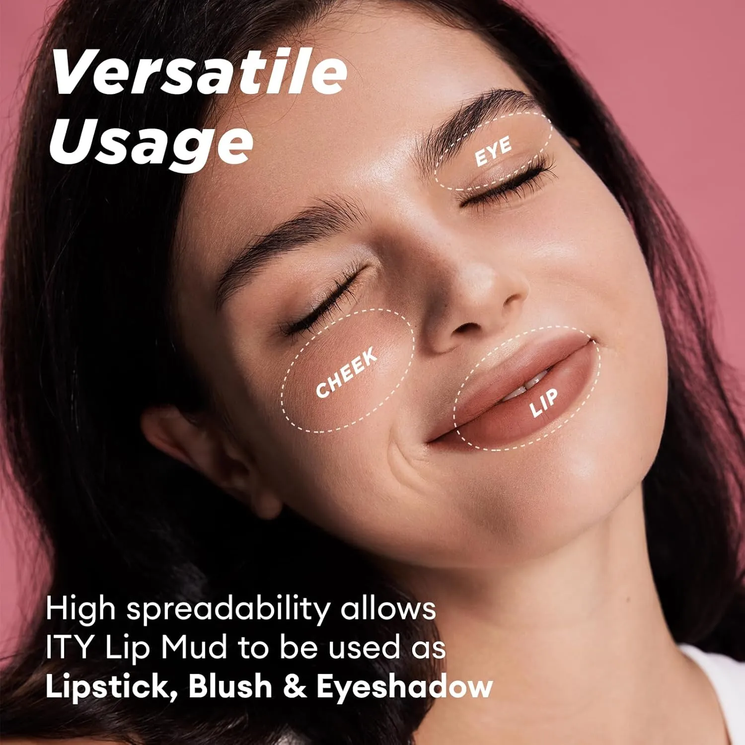 ITY Velvet Matte Finish Lip Stain-Mousse Textured Lip Clay, Red Shade, Conceals Lip Lines, Rich Pigment Lip Tint Lipsticks,4g (0.14 oz) in Radiance.