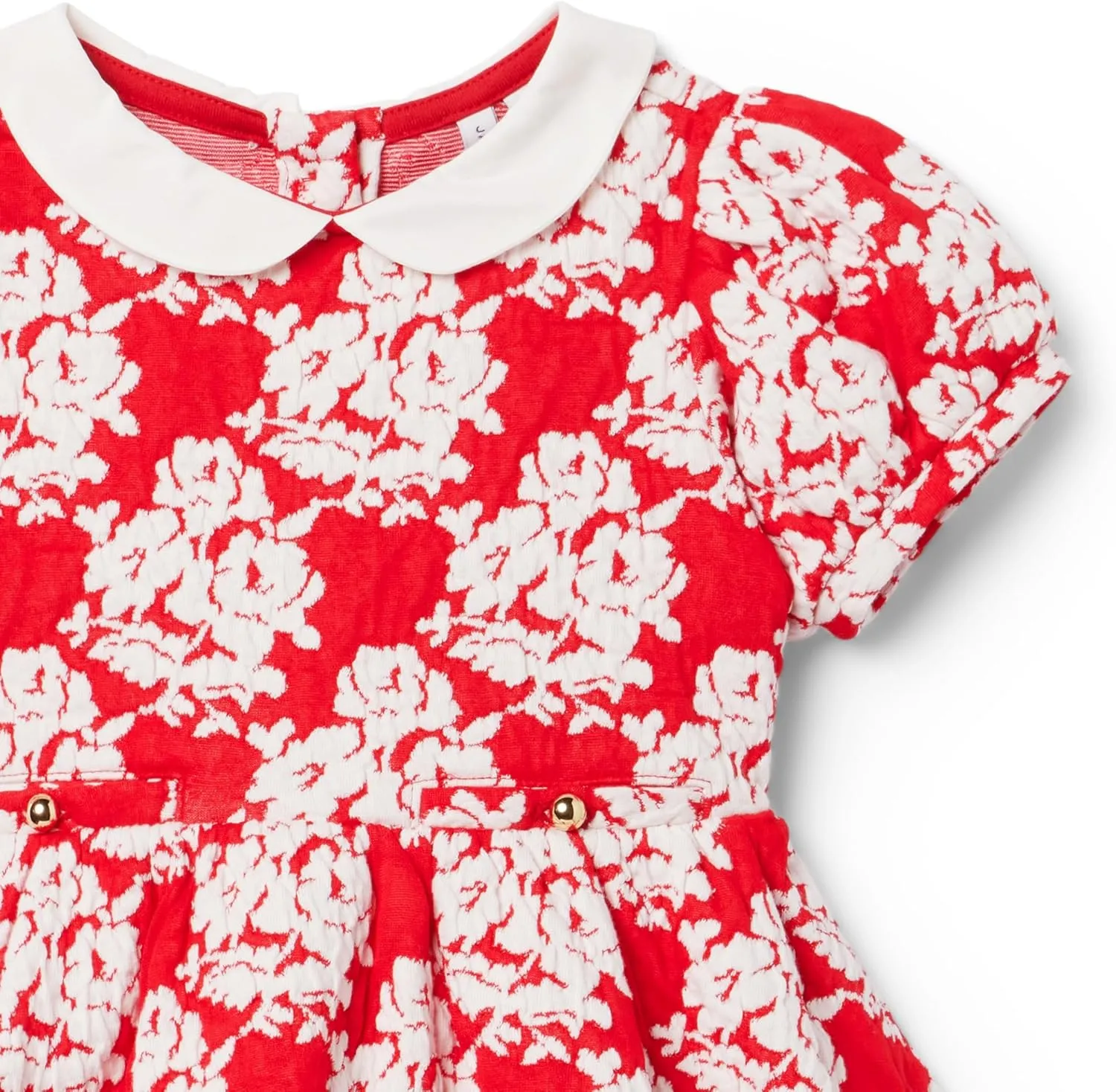 Janie and Jack Girl's Jaquard Collared Dress (Toddler/Little Kids/Big Kids)