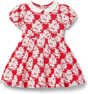 Janie and Jack Girl's Jaquard Collared Dress (Toddler/Little Kids/Big Kids)