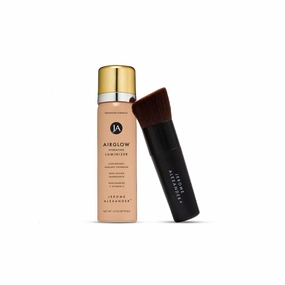 Jerome Alexander MagicMinerals AirGlow Tinted Highlighting Night Mist, Illuminating Airbrush Tinted Moisturizer Spray | 2PC | Natural Pearl