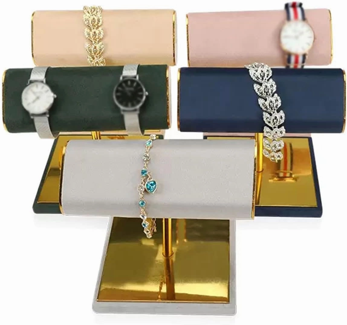 Jewelry Organizer Holder for Bracelet with T-Bar Jewelry Display Stand Organizer for Jewelry Holder for Bracelet Holder for Watch for Home Organization Jewelry Holder