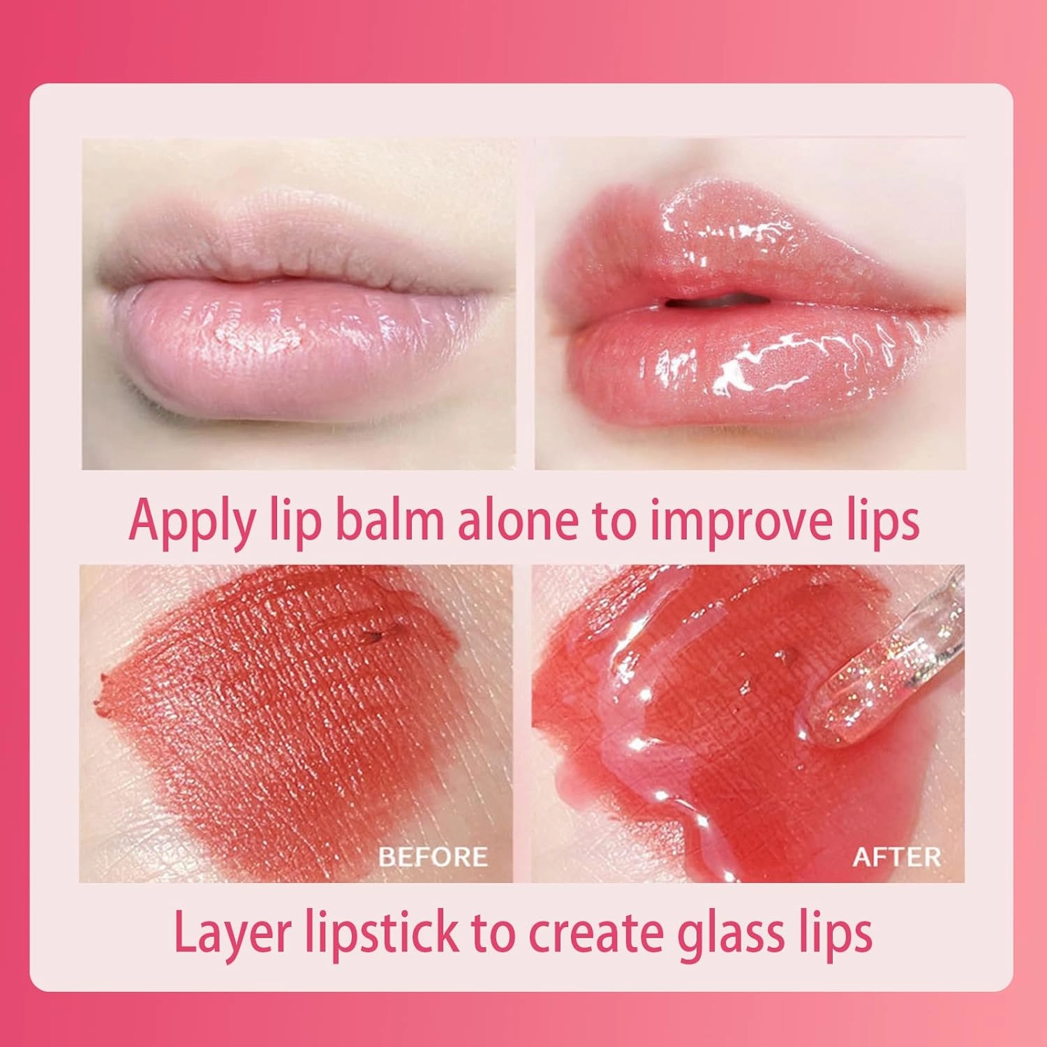 Judy Doll Lip Gloss, Judy Doll Ice Watery Lip Gloss, Jelly Hydrating Lip Gloss, Moisturizing Nonstick Tinted Gloss Lips Oil (07#)