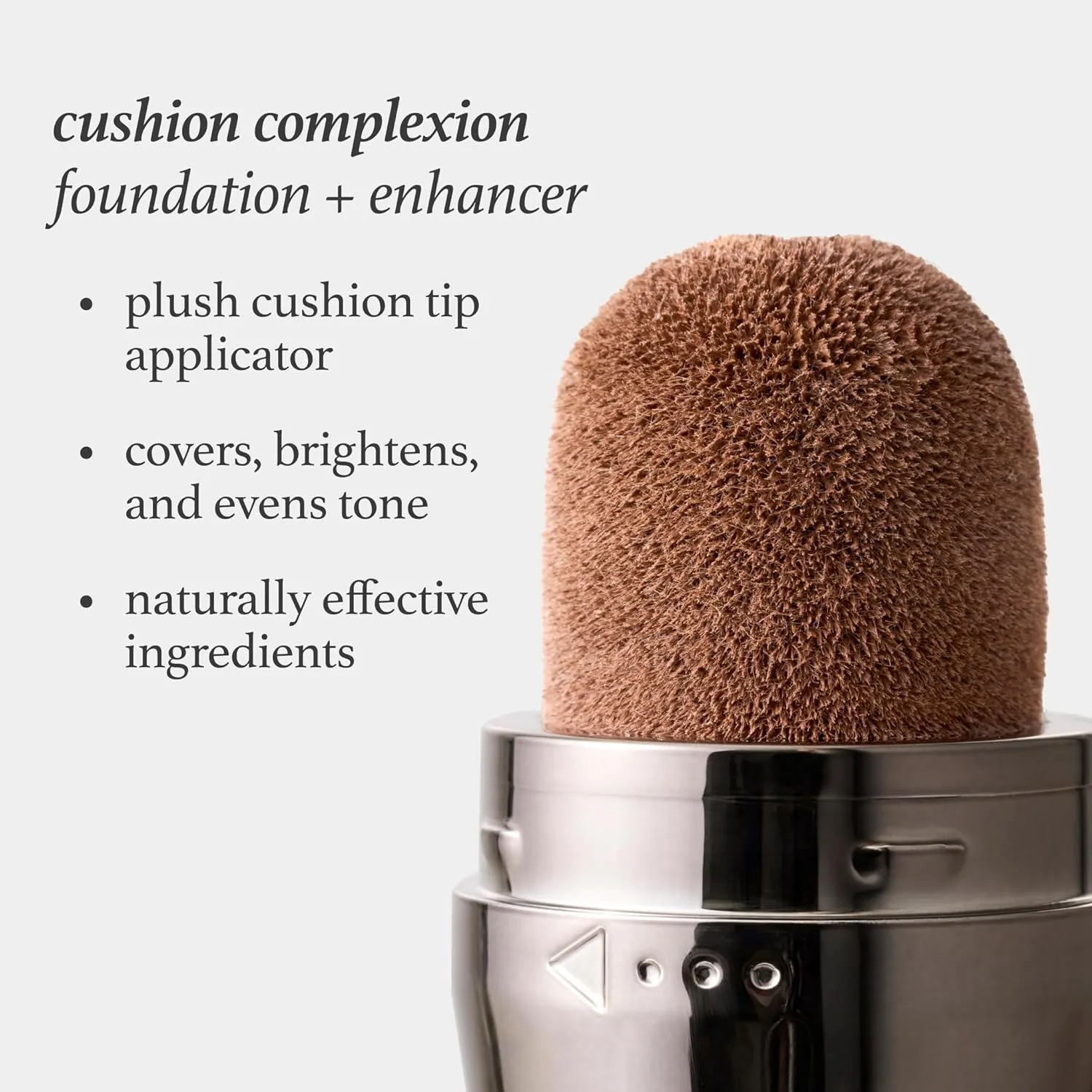 Julep Cushion Complexion Medium Coverage Foundation - Caramel | Covers, Brightens & Evens Skin Tone | On-The-Go Cushion Applicator | Hyaluronic Acid, Vitamin B5 & E