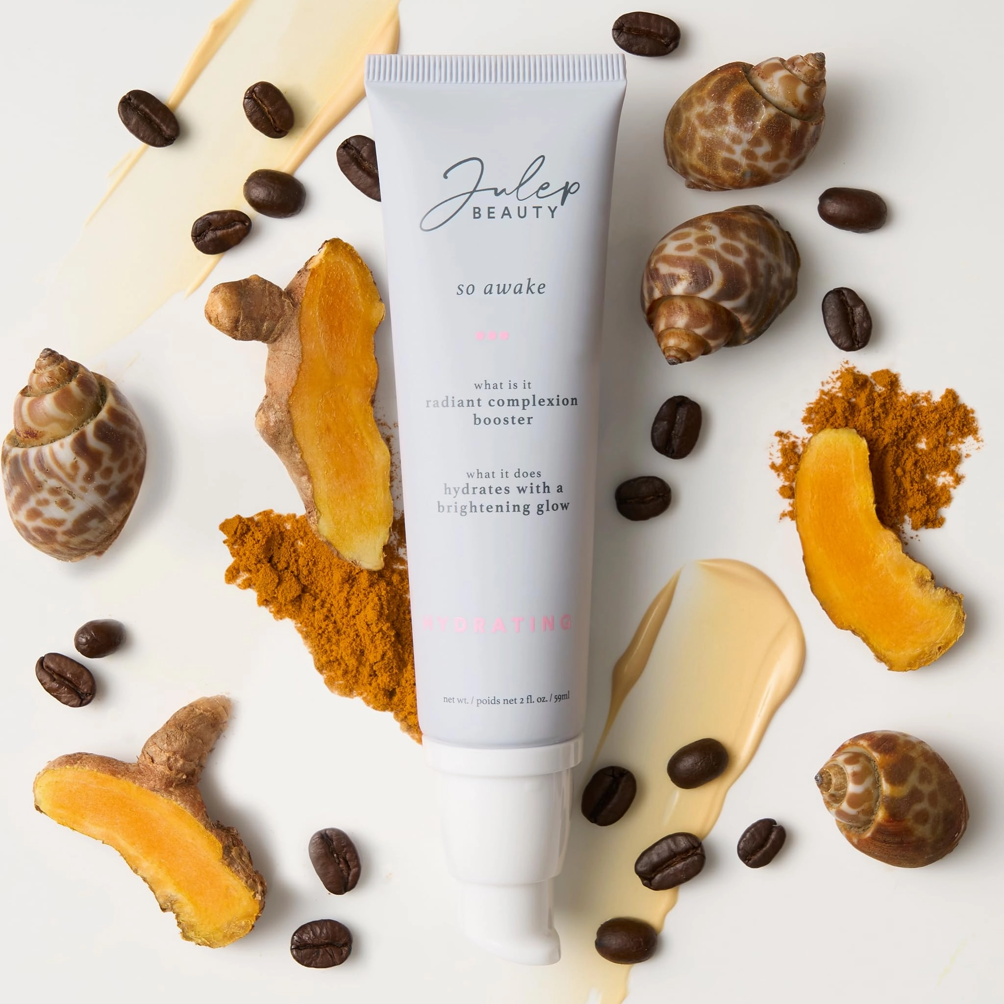 Julep Full Face Radiance Set | So Awake Complexion Booster Daily Moisturizer   Skin Perfecting Cushion Complexion Concealer   Foundation - 400 Amber