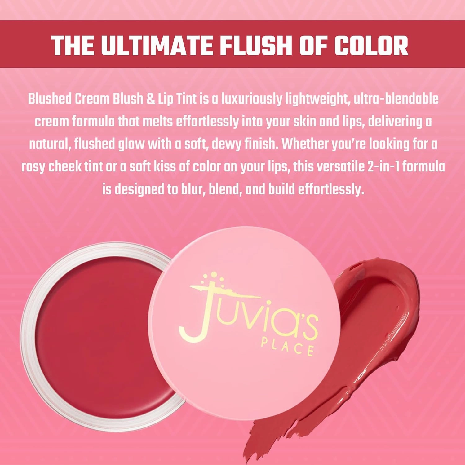 Juvia's Place Blushed Cream Blush - Pink Passion