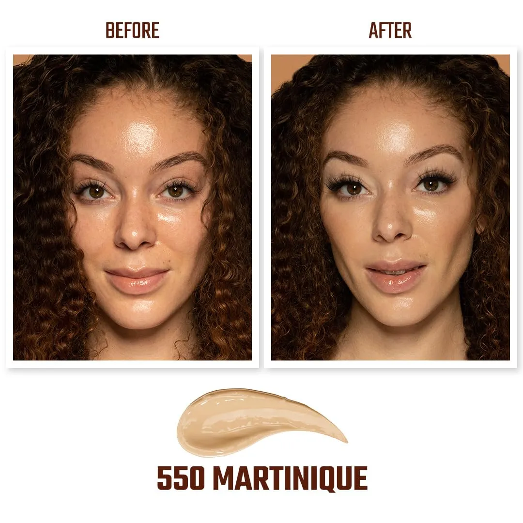 Juvia's Place I Am Magic Velvety Matte Liquid Foundation 550 - Martinique - Medium w/Neutral, Warm Undertone