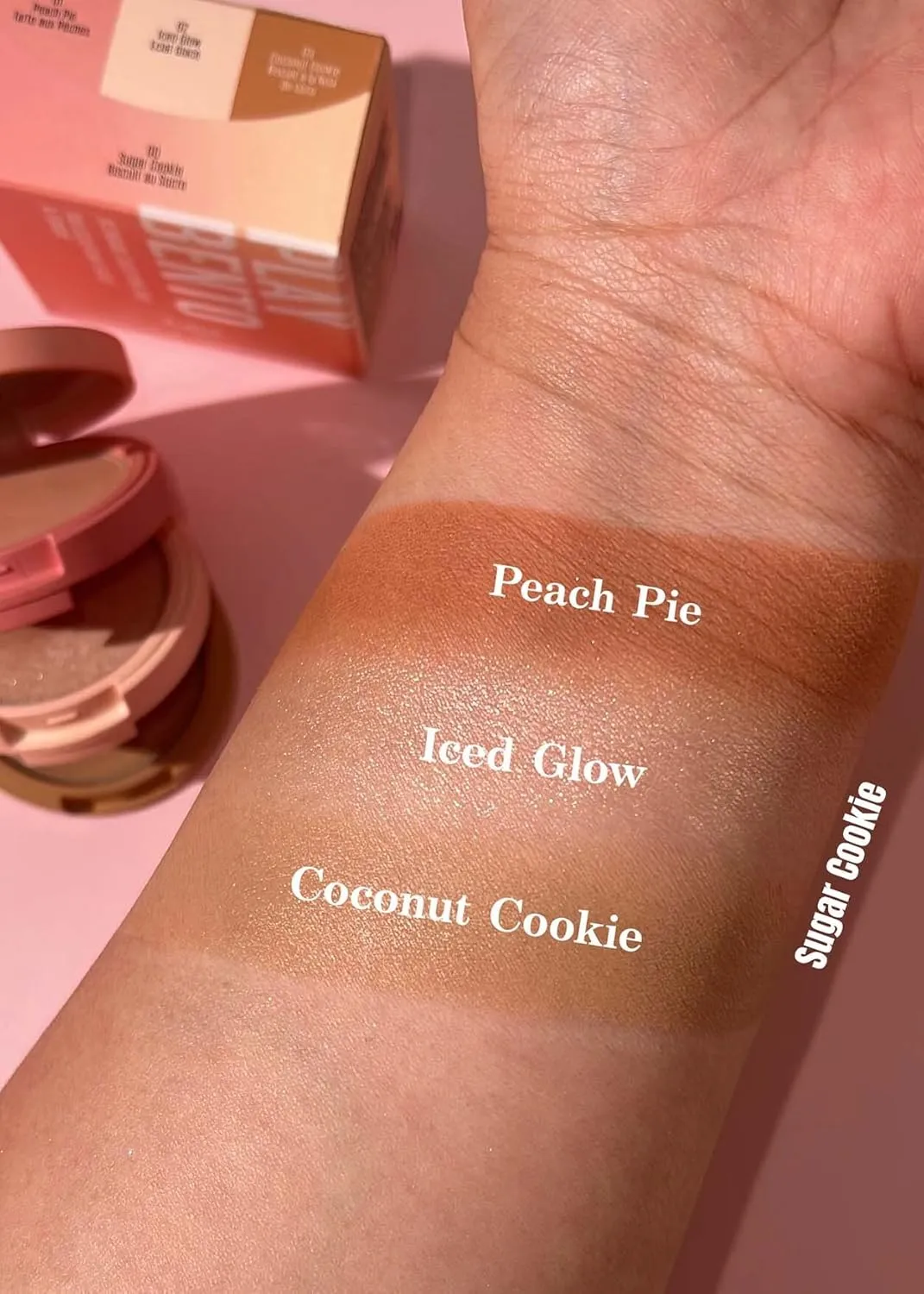 Kaja 3-in-1 Blendable Sculpting Trio - Play Bento | with Mango Seed Butter, Cream Bronzer, Powder Blush, and Highlighter, 00 Sugar Cookie