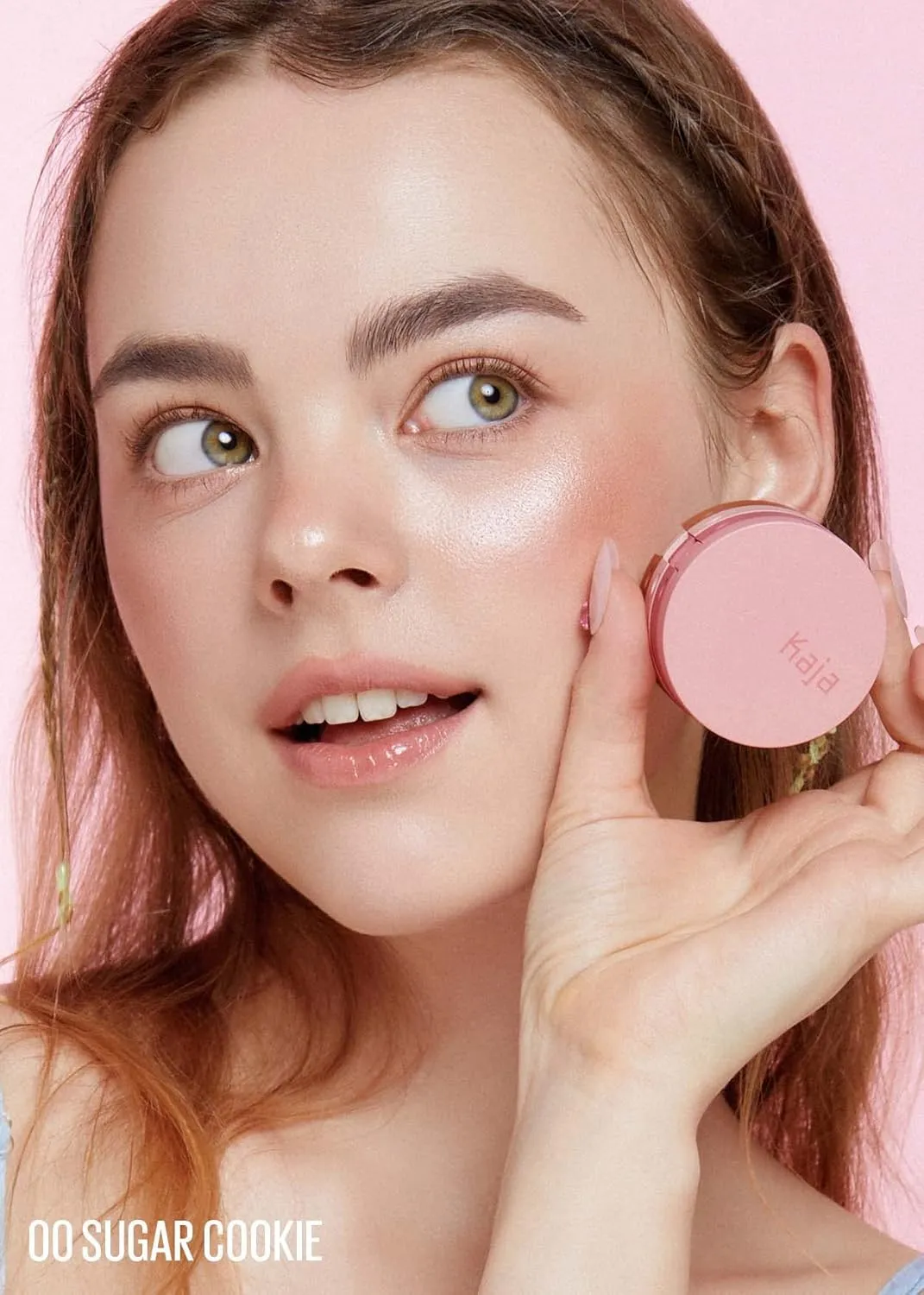 Kaja 3-in-1 Blendable Sculpting Trio - Play Bento | with Mango Seed Butter, Cream Bronzer, Powder Blush, and Highlighter, 00 Sugar Cookie