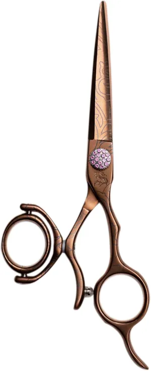 KAMISORI Jewel III Double Swivel Hair Cutting Scissors (Size: 6.0 Inch)