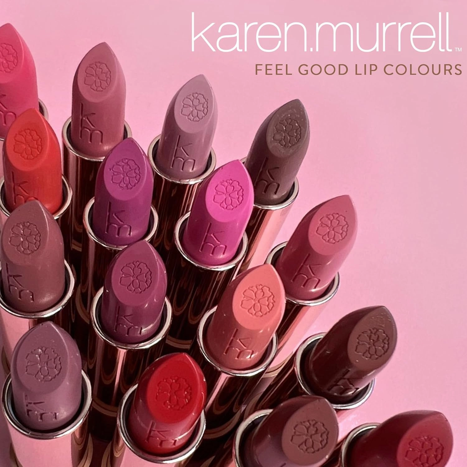 Karen Murrell Natural Lipstick - Lip Tint 43 Plum Martini - Sheer Buildable to Glossy Lip Tint - 100% Natural Ingredients, Moisturizes & Hydrates Lips - Paraben & Cruelty Free