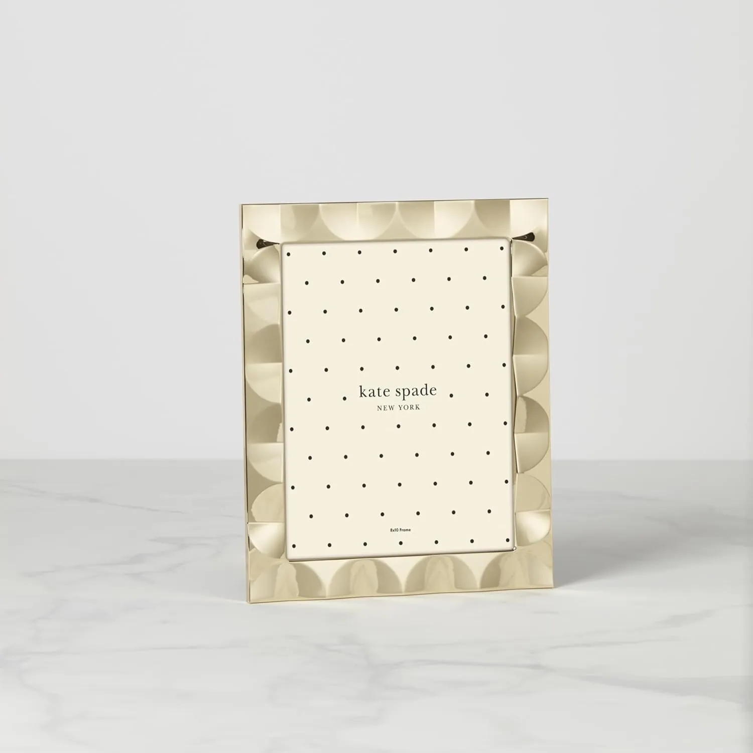 kate spade new york South Street 8' x 10' Gold Scallop Frame