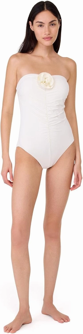 kate spade new york Women's Rosette Bandeau One Piece