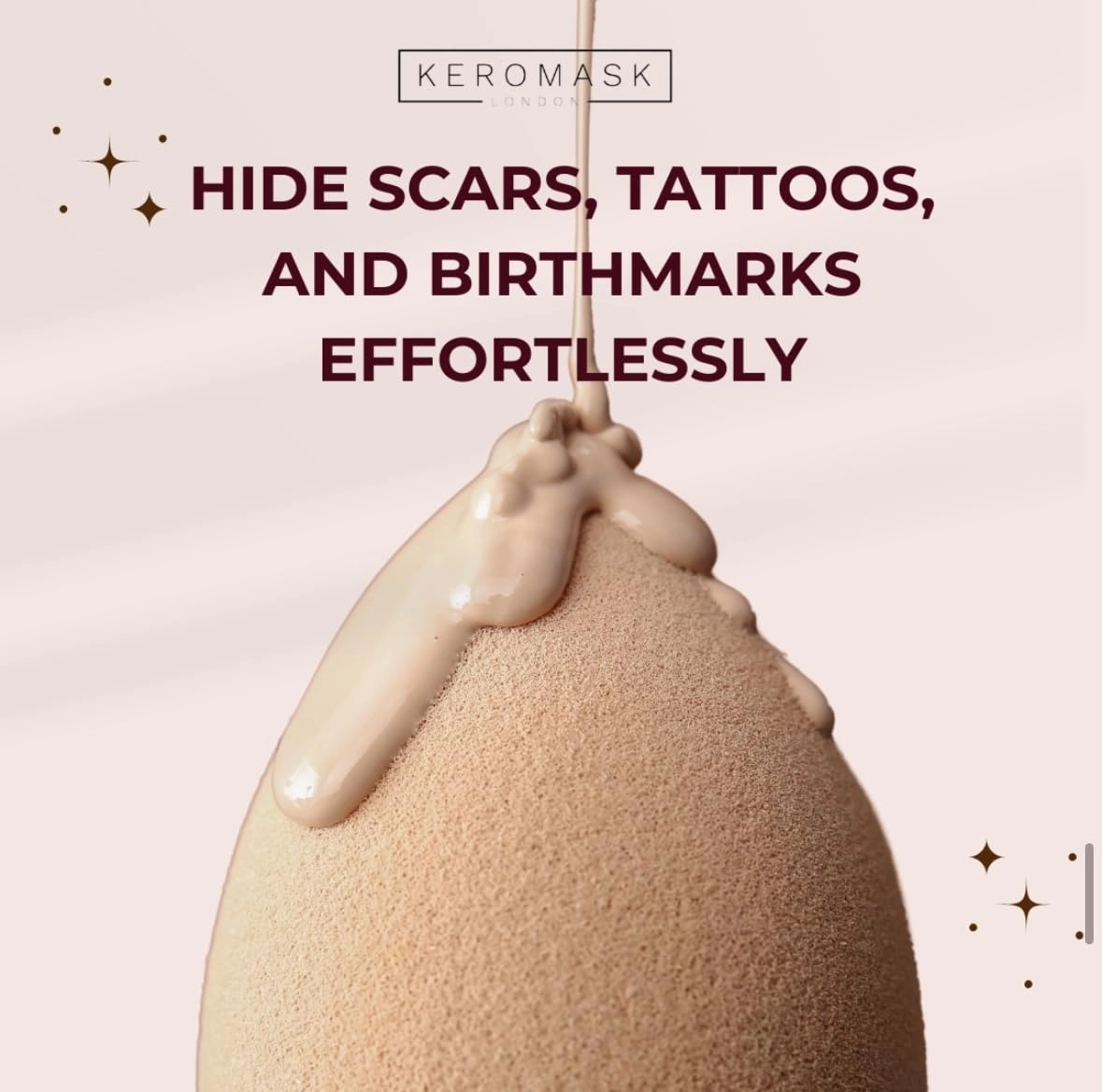 Keromask Full Coverage Concealer | Medium No 1 | Camouflage Makeup | Waterproof Concealer | Hypoallergenic | Vitiligo, Tattoo, Rosacea, Tattoo Cover |24 Shades