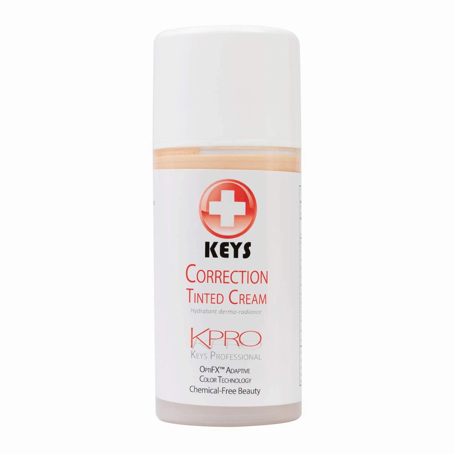 Keys Care KPRO Hydrating Tinted Correction Cream with OptiFX Adaptive Color Technology | Moisturize, Smooth, and Fill Fine Lines| 100% All-Natural & Hypoallergenic (3.4 oz)