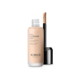 KIKO Milano Full Coverage 2-In-1 Foundation & Concealer 36 N1, 2 In 1 Foundation And Concealer, Superior Coverage