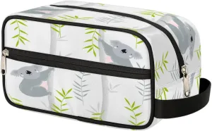 Koalas Paint Travel Toiletry Bag for Women Men Small Cosmetic Makeup Organizer Water Resistant Shaving Bag Portable Make Up Bag Storage Bags with Handle