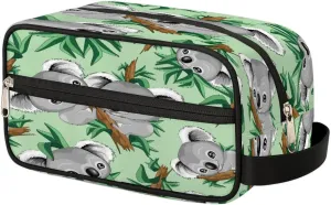 Koalas Tree Travel Toiletry Bag for Women Men Small Cosmetic Makeup Organizer Water Resistant Shaving Bag Portable Make Up Bag Storage Bags with Handle