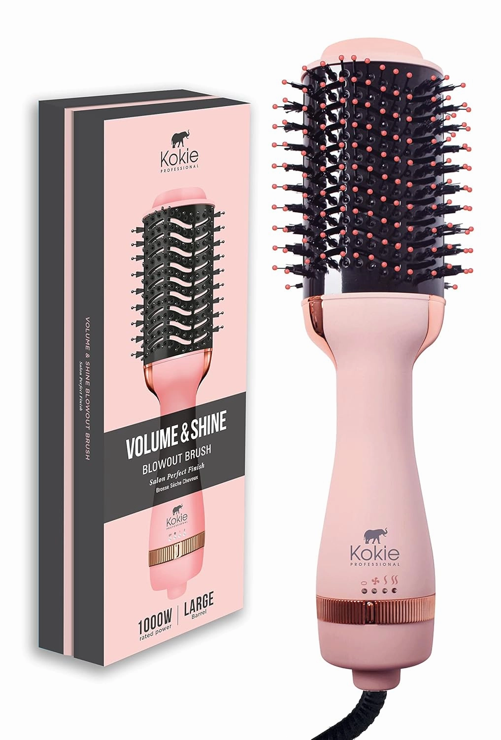 Kokie Cosmetics Volume & Shine Blowout Brush (Large Barrel)