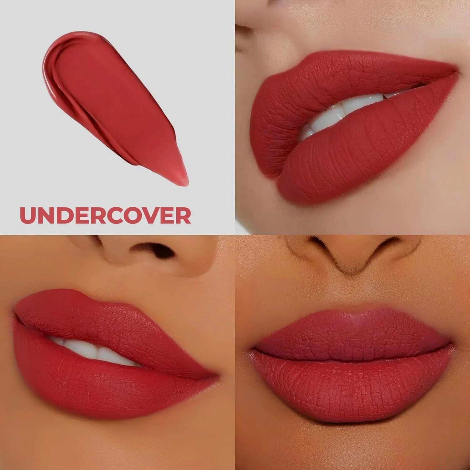 KOKO’E Cosmetics Liquid Lipstick for Women, Waterproof Lip Sticks for Girls, Ideal Long Lasting Matte Lipstick for Ladies, Perfect Lightweight Lip Stains Color Makeup (Undercover)