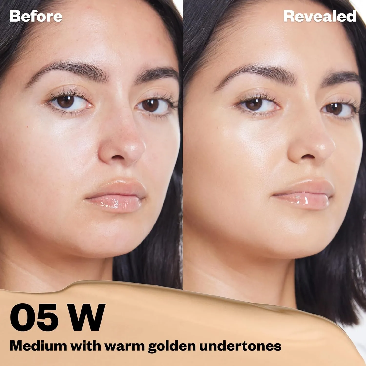 Kosas Revealer Concealer - Medium Coverage Makeup with Hyaluronic Acid, Conceals Dark Circles Under Eyes, Dark Spots and Blemishes   Brightens, Hydrates, Long-Lasting & Vegan, (Tone 05 W)