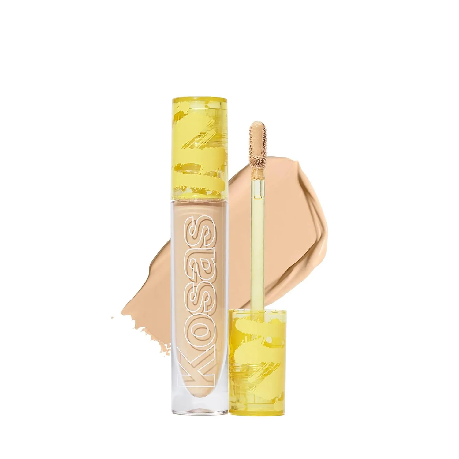 Kosas Revealer Concealer - Medium Coverage Makeup with Hyaluronic Acid, Conceals Dark Circles Under Eyes, Dark Spots and Blemishes   Brightens, Hydrates, Long-Lasting & Vegan, (Tone 05 W)