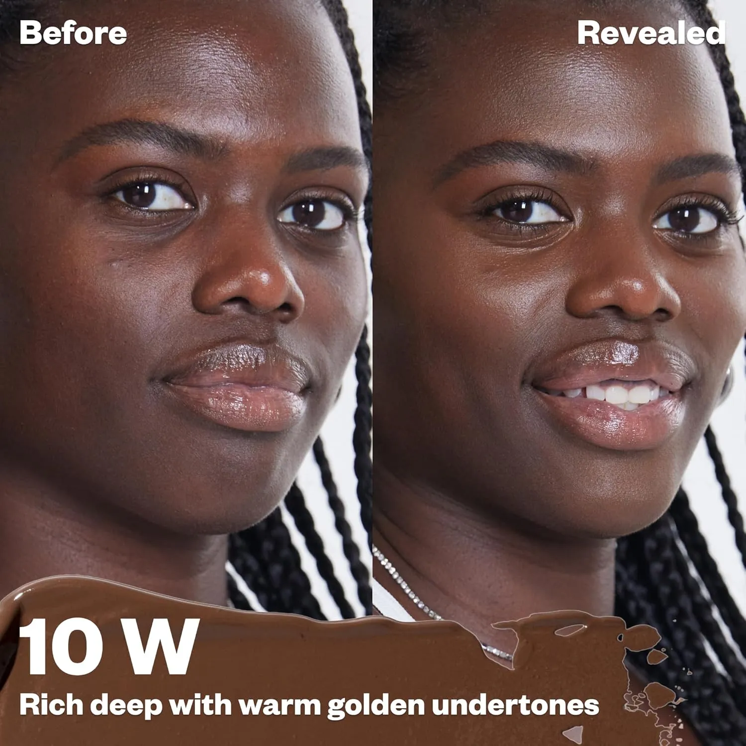 Kosas Revealer Concealer - Medium Coverage Makeup with Hyaluronic Acid, Conceals Dark Circles Under Eyes, Dark Spots and Blemishes   Brightens, Hydrates, Long-Lasting & Vegan, (Tone 10 W)