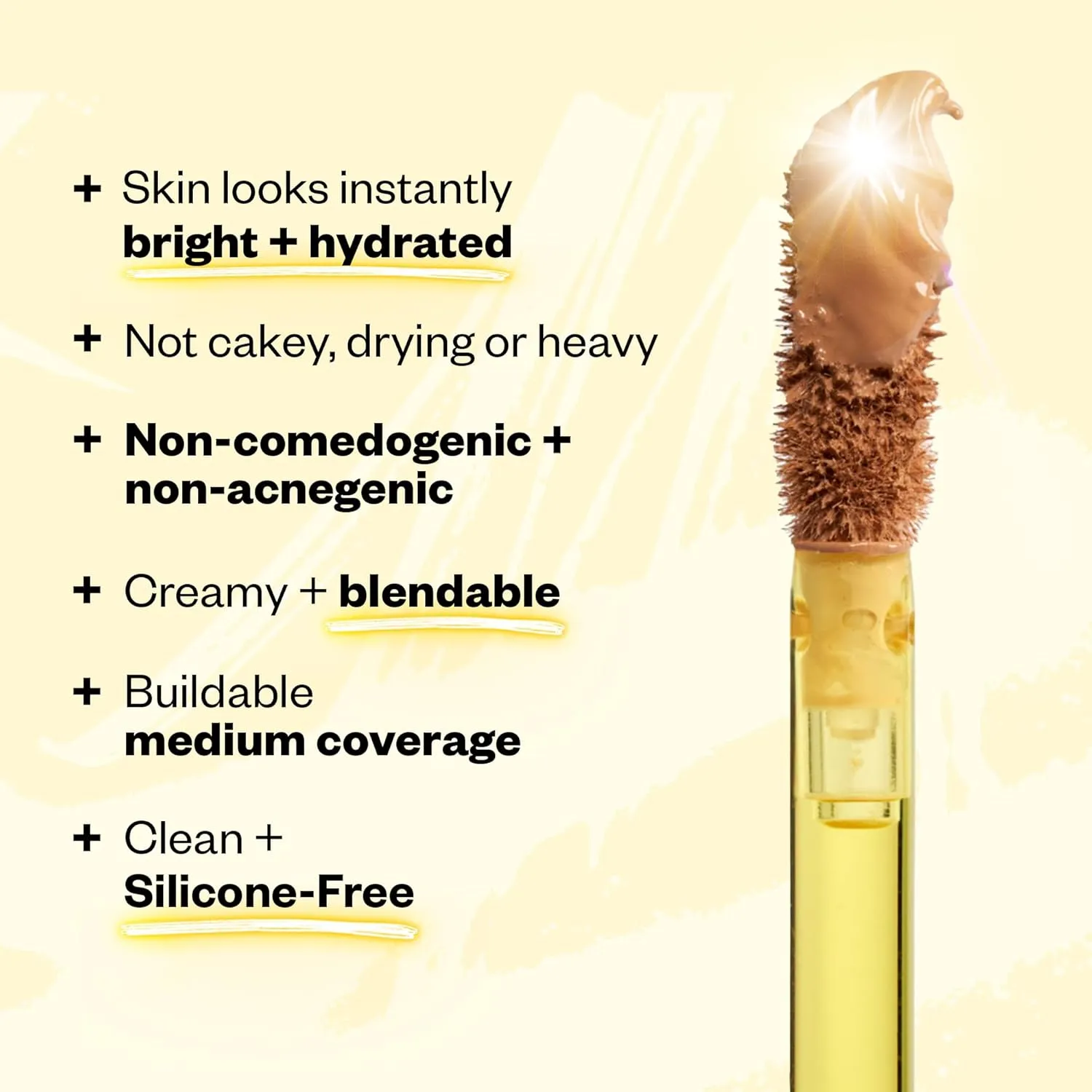 Kosas Revealer Concealer - Medium Coverage Makeup with Hyaluronic Acid, Conceals Dark Circles Under Eyes, Dark Spots and Blemishes   Brightens, Hydrates, Long-Lasting & Vegan,(Tone 03 W)