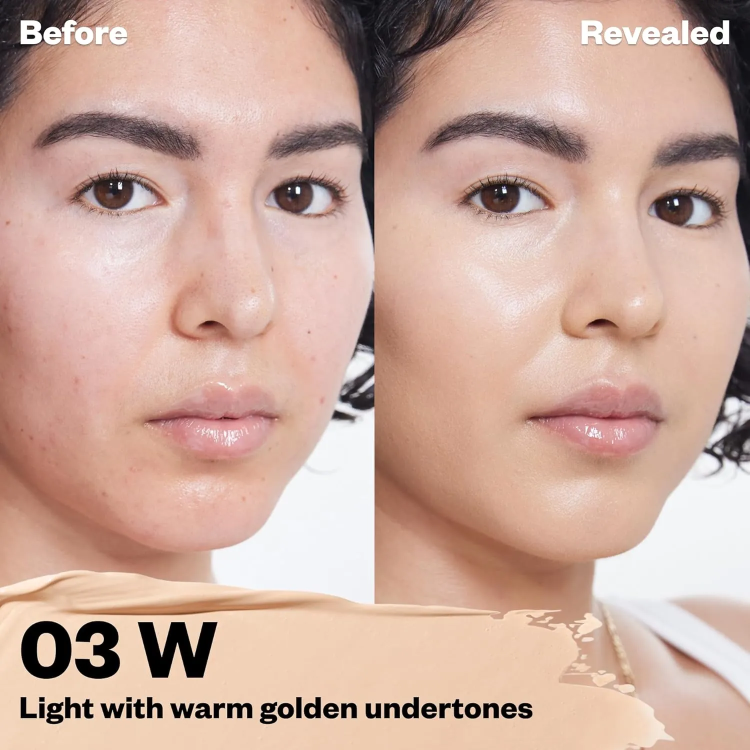 Kosas Revealer Concealer - Medium Coverage Makeup with Hyaluronic Acid, Conceals Dark Circles Under Eyes, Dark Spots and Blemishes   Brightens, Hydrates, Long-Lasting & Vegan,(Tone 03 W)