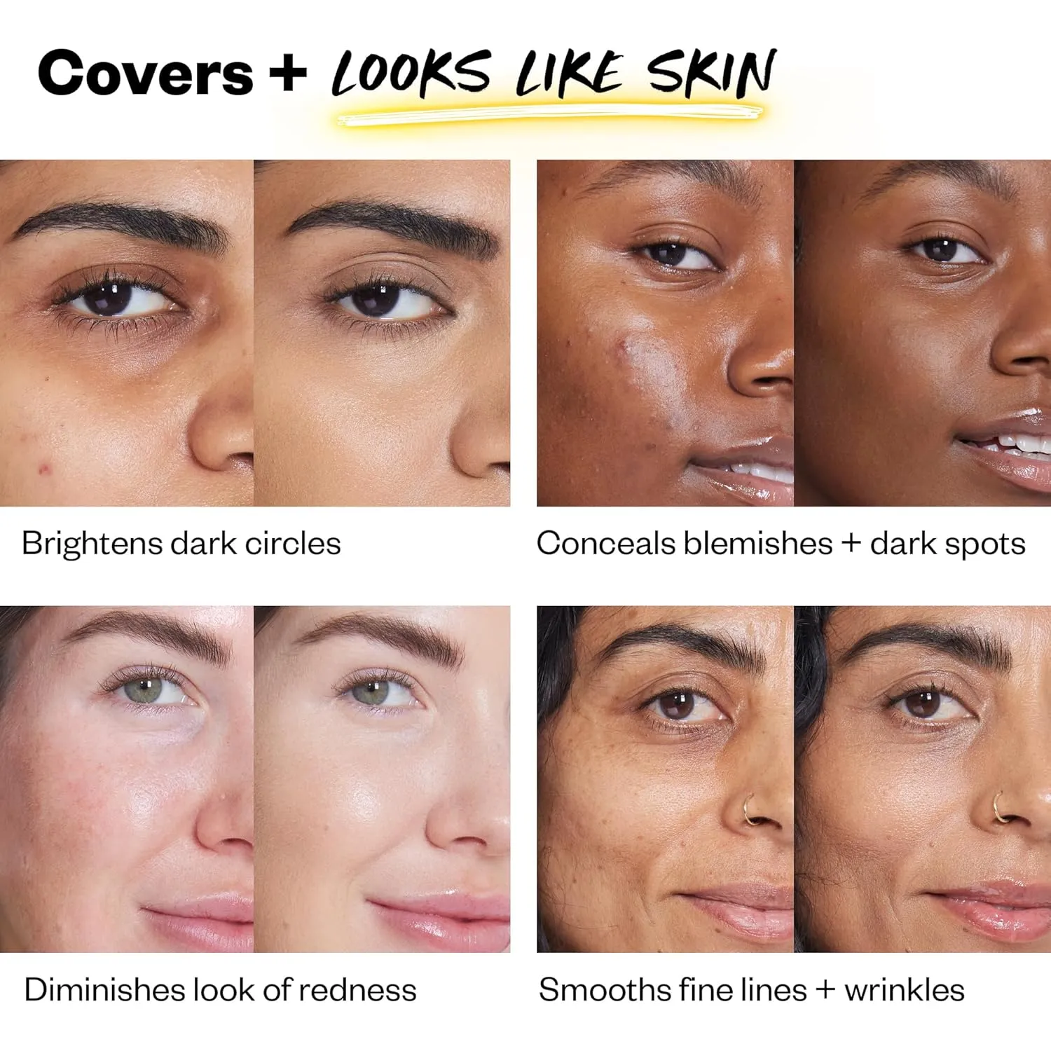 Kosas Revealer Concealer - Medium Coverage Makeup with Hyaluronic Acid, Conceals Dark Circles Under Eyes, Dark Spots and Blemishes   Brightens, Hydrates, Long-Lasting & Vegan,(Tone 8.1 O)