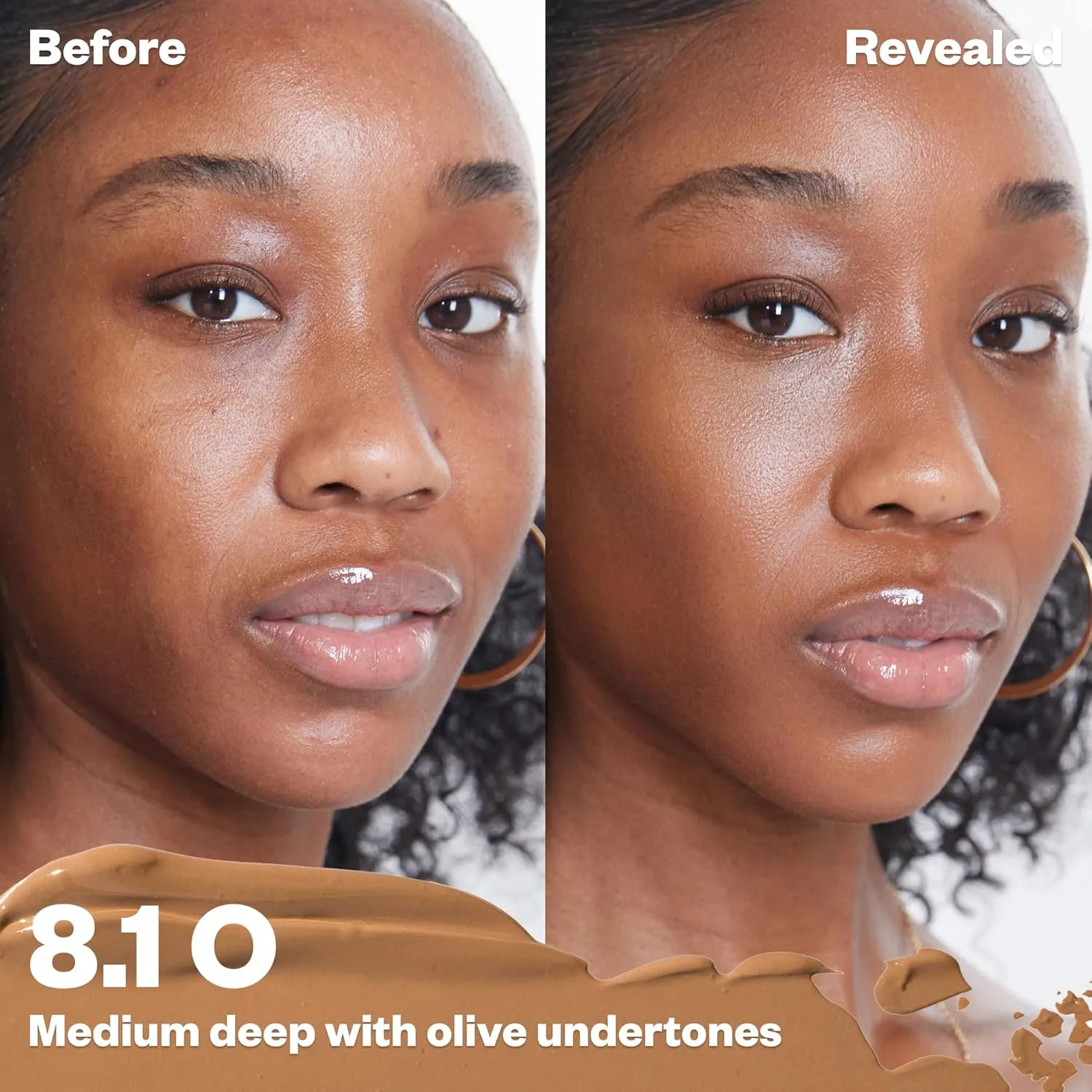 Kosas Revealer Concealer - Medium Coverage Makeup with Hyaluronic Acid, Conceals Dark Circles Under Eyes, Dark Spots and Blemishes   Brightens, Hydrates, Long-Lasting & Vegan,(Tone 8.1 O)