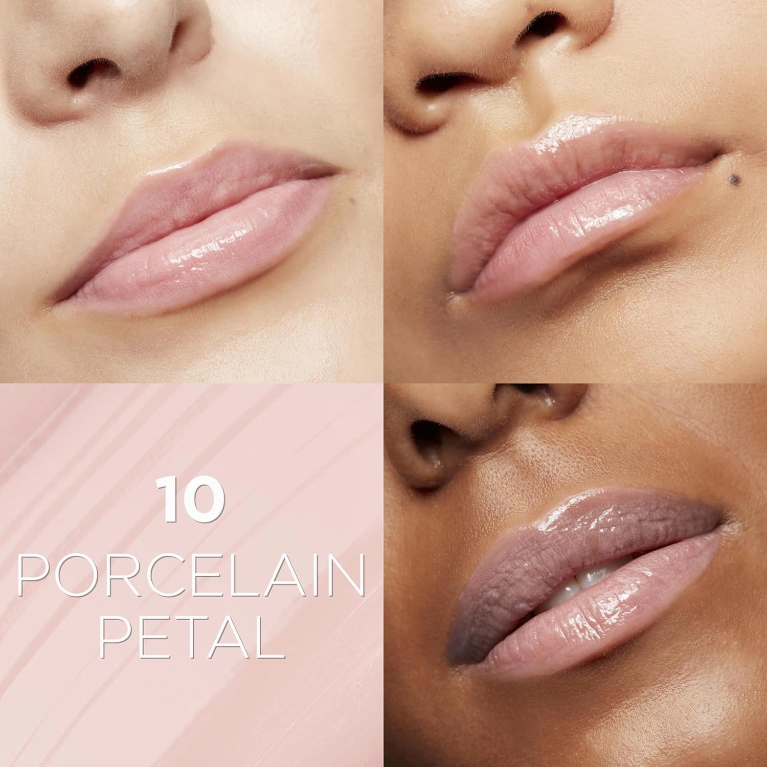 L'Oreal Paris Glow Paradise Hydrating Tinted Lip Balm-in-Gloss with Pomegranate Extract & Hyaluronic Acid, Ultra-Gentle, Non-Sticky Formula, Porcelain Petal, 0.23 fl oz (Pack of 2)