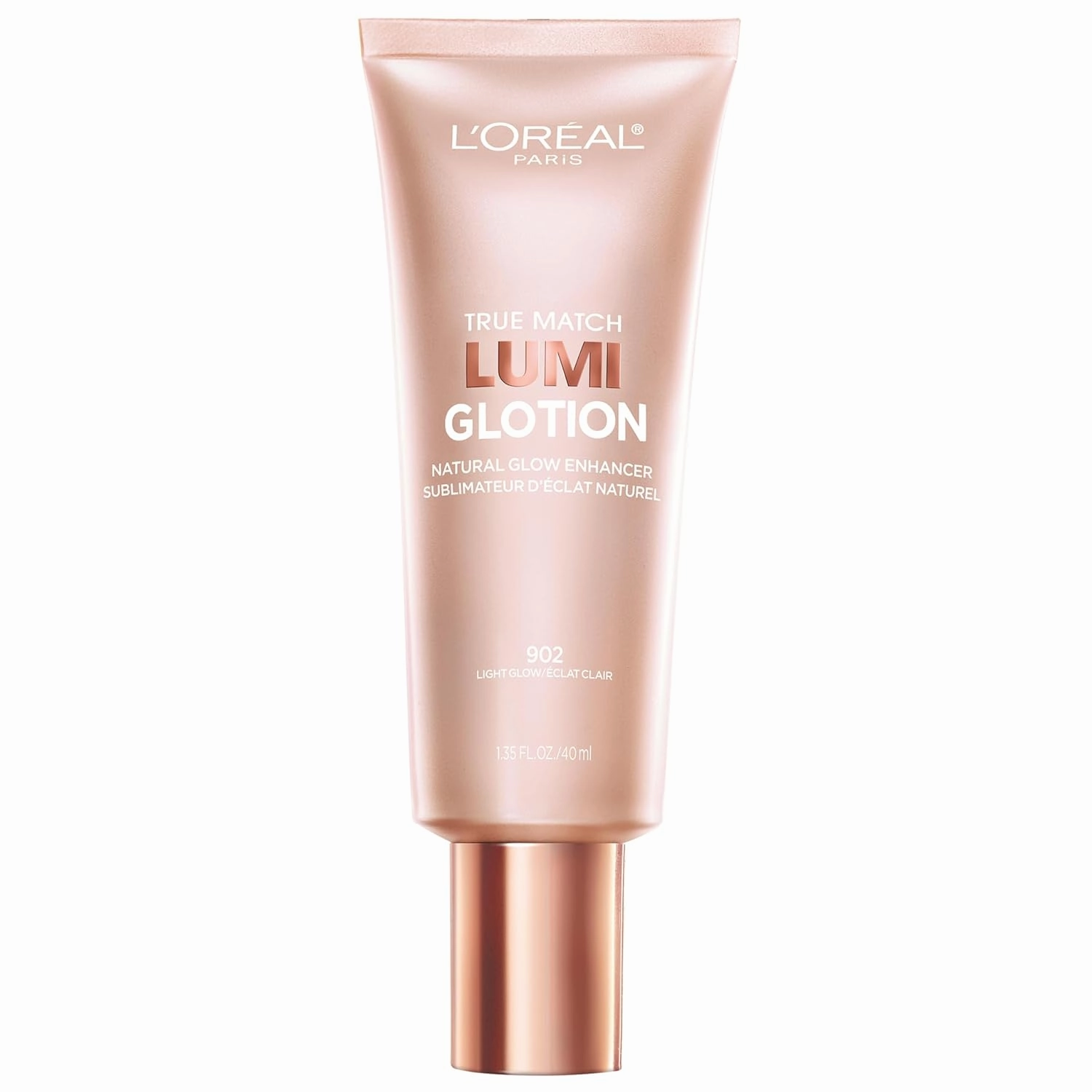 L'Oreal Paris Makeup True Match Lumi Glotion, Natural Glow Enhancer & L'Oreal Paris Age Perfect Radiant Serum Foundation with SPF 50, Nude Beige, 1 Ounce