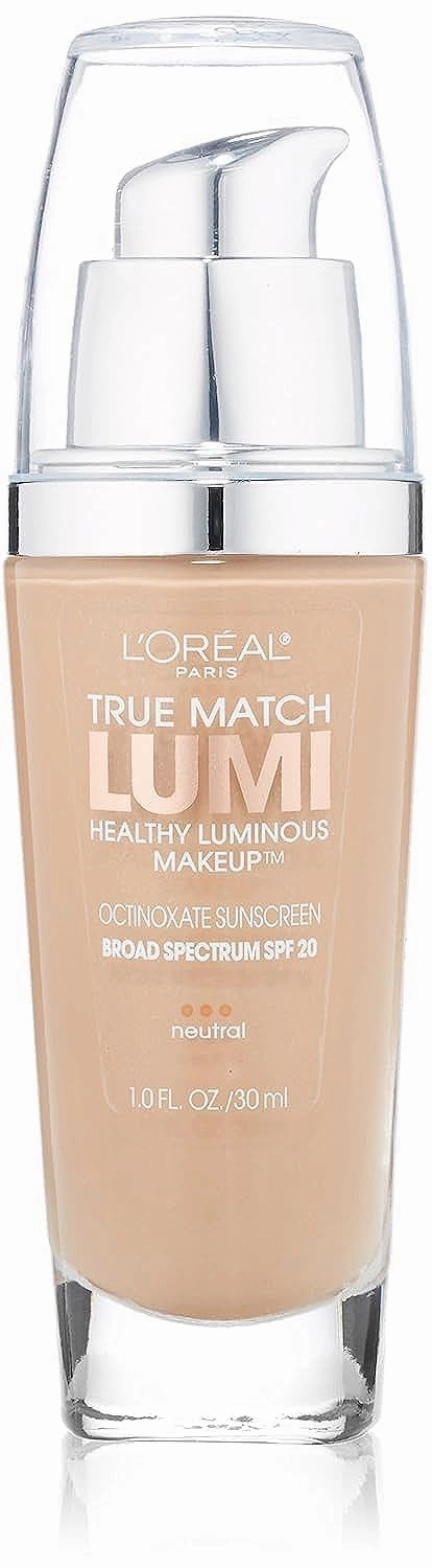 L'Oreal Paris True Match Lumi Healthy Luminous Makeup, Neutral, 1 fl; oz.