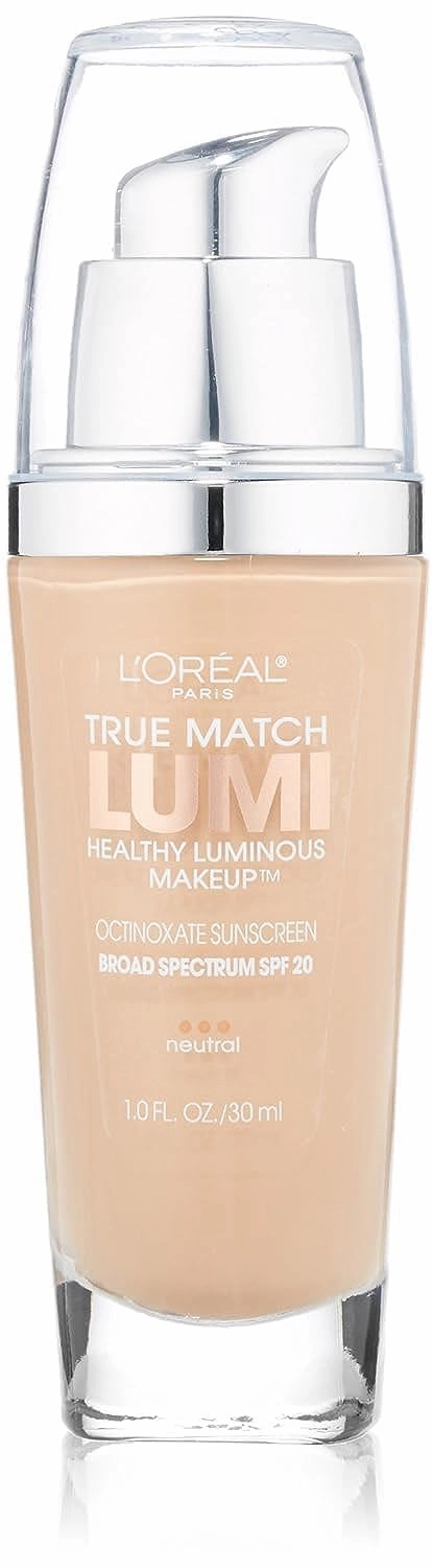 L'Oreal Paris True Match Lumi Healthy Luminous Makeup, Neutral, 1 fl; oz.