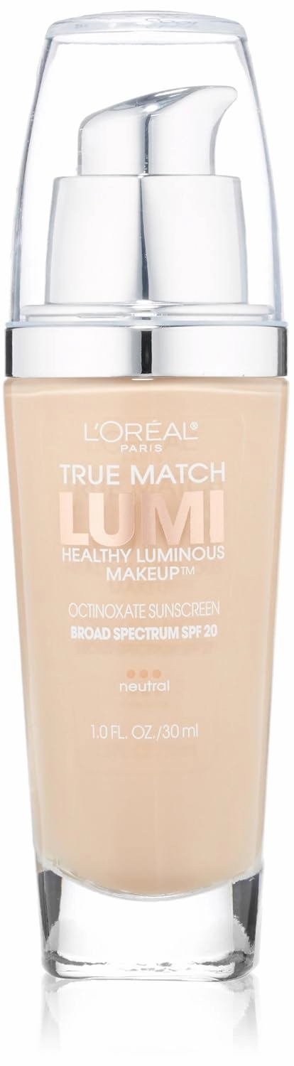 L'Oreal Paris True Match Lumi Healthy Luminous Makeup, Neutral, 1 fl; oz.