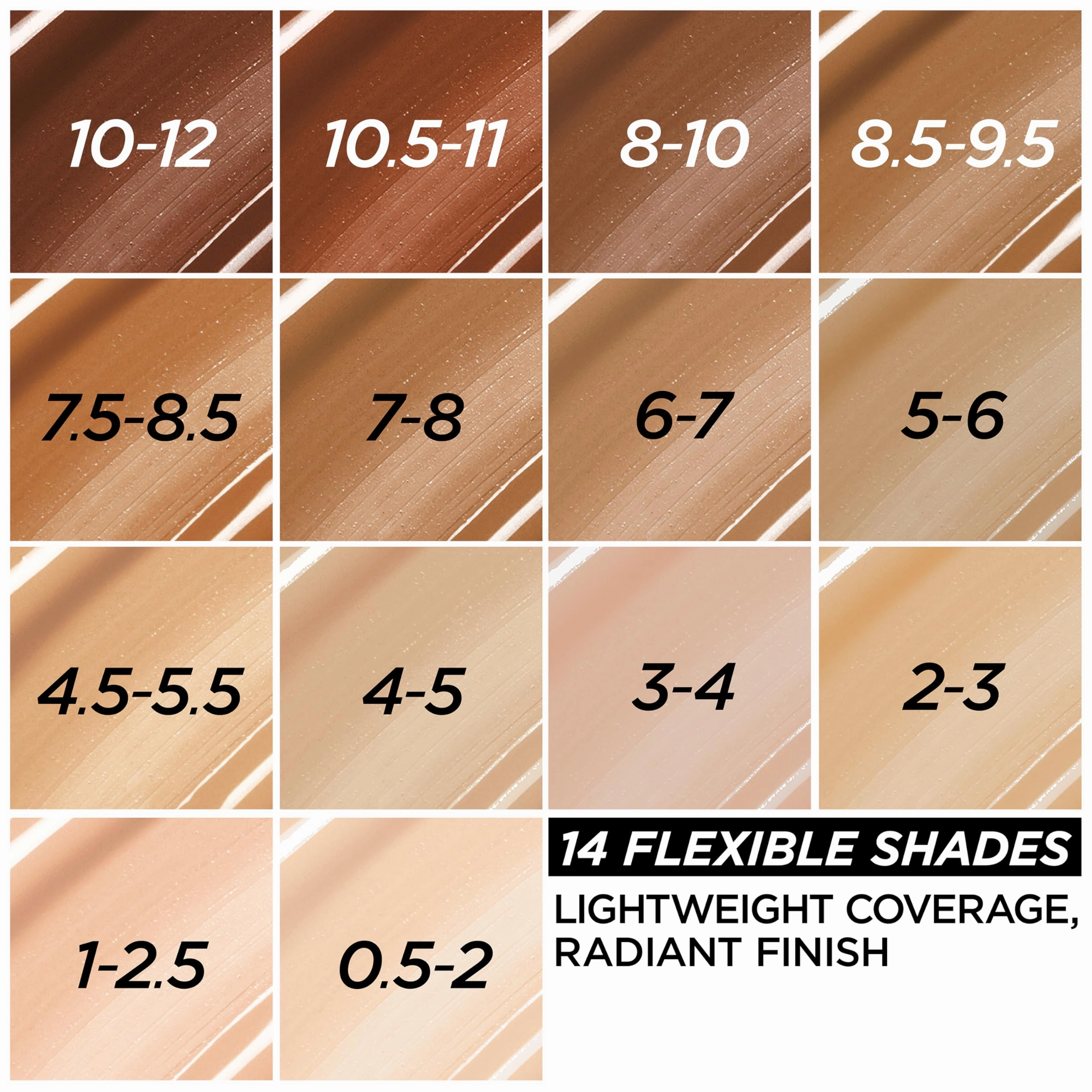 L'Oreal Paris True Match Nude Hyaluronic Tinted Serum Foundation with 1% Hyaluronic acid, Deep 8-10, 1 fl. oz.
