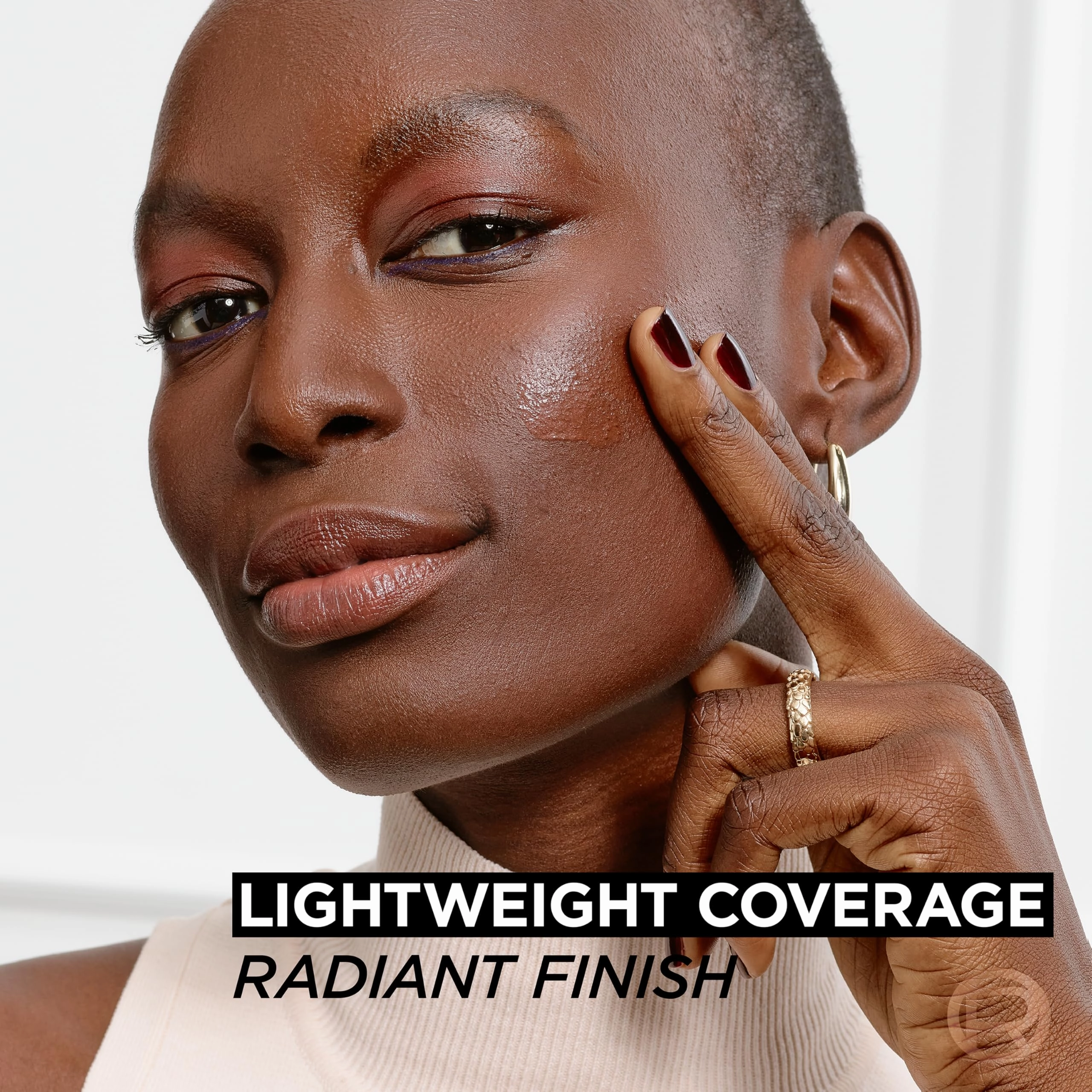 L'Oreal Paris True Match Nude Hyaluronic Tinted Serum Foundation with 1% Hyaluronic acid, Deep 8-10, 1 fl. oz.