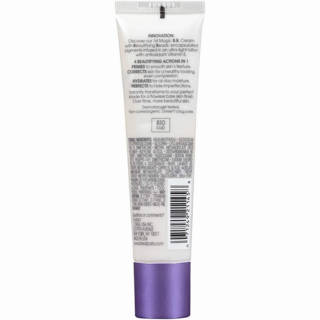 L'Oréal Paris Makeup True Match Lumi Glotion Natural Glow Enhancer Lotion Fair 1.35oz & Magic Skin Beautifier BB Cream Tinted Moisturizer Fair 1fl oz