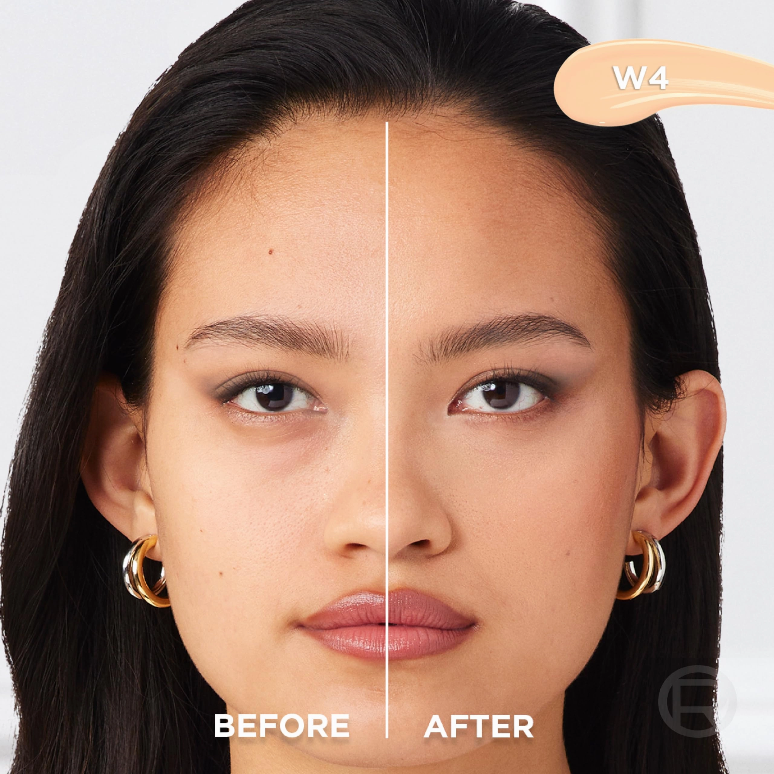 L’Oréal Paris True Match Radiant Serum Concealer, Brightening Under Eye Concealer Make Up with 1.5% Hyaluronic Acid and Caffeine, W4, 0.33 Oz