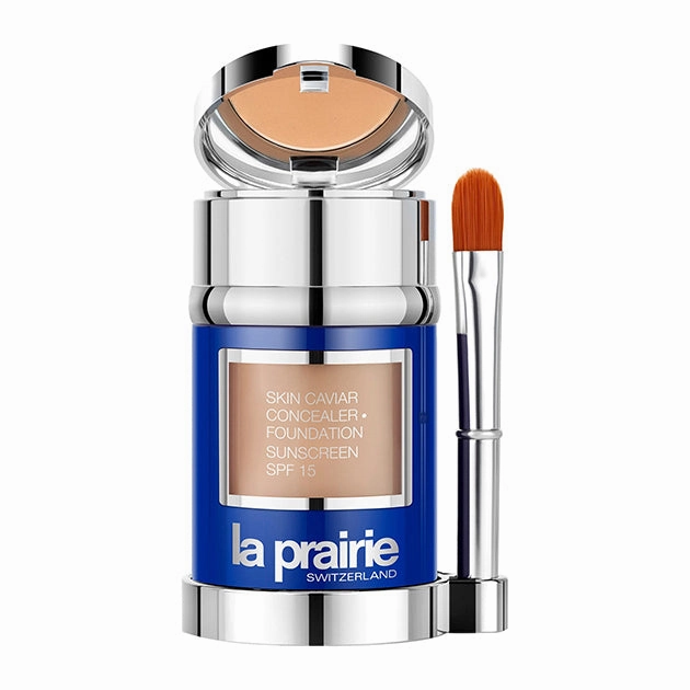 La Prairie Honey Beige Skin Caviar Concealer Foundation For Women SPF15 30ml   2g