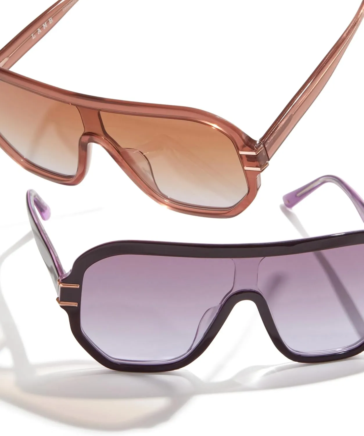 L.A.M.B. Gwen Stefani LA594 Shield Sunglasses for Women, UV400 Protection