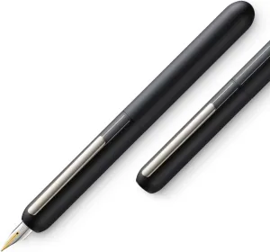 LAMY dialog 3 Oblique Medium Nib Fountain Pen with Converter Z27 Black