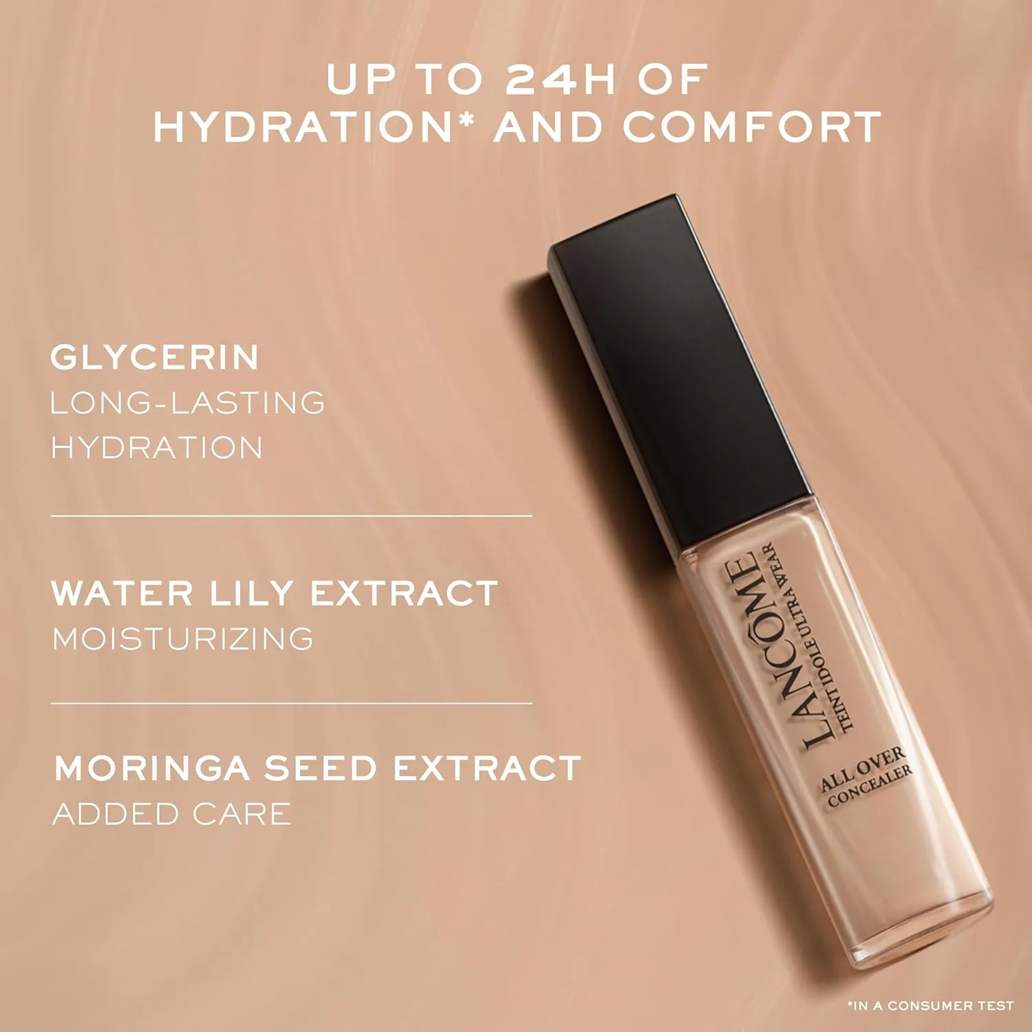 Lancôme Teint Idole Ultra Wear All Over Full Coverage Concealer - Natural Matte Finish & Lightweight Under Eye Concealer - Up To 24H Wear
