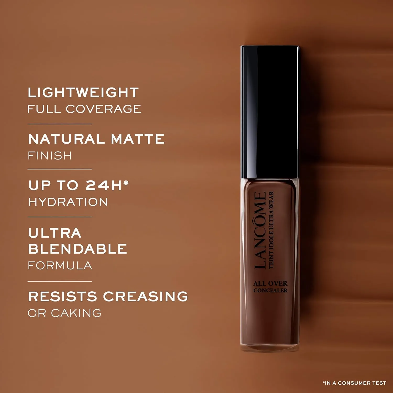 Lancôme Teint Idole Ultra Wear All Over Full Coverage Concealer - Natural Matte Finish & Lightweight Under Eye Concealer - Up To 24H Wear